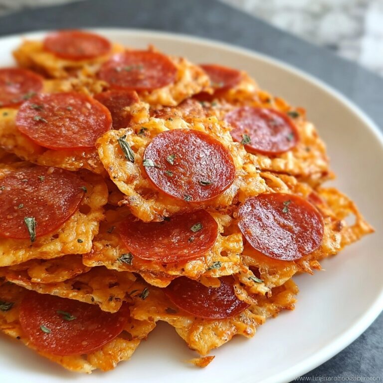 Keto Pepperoni Cheese Crisps: Crunchy, Guilt-Free Snack Delight Recipe