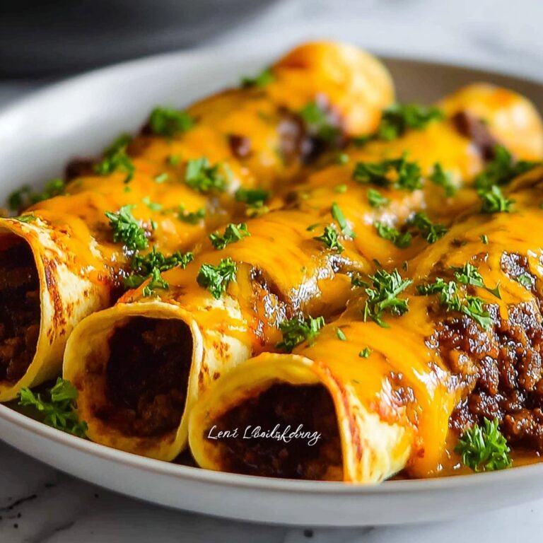 Garlic Butter Cheeseburger Rollups Recipe