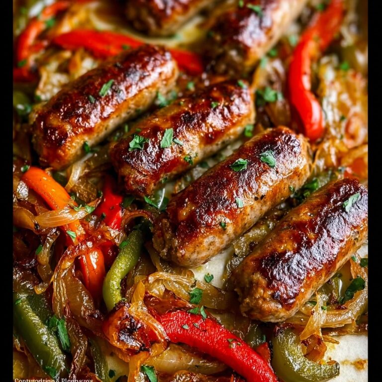 Easy Baked Italian Sausage and Peppers Recipe