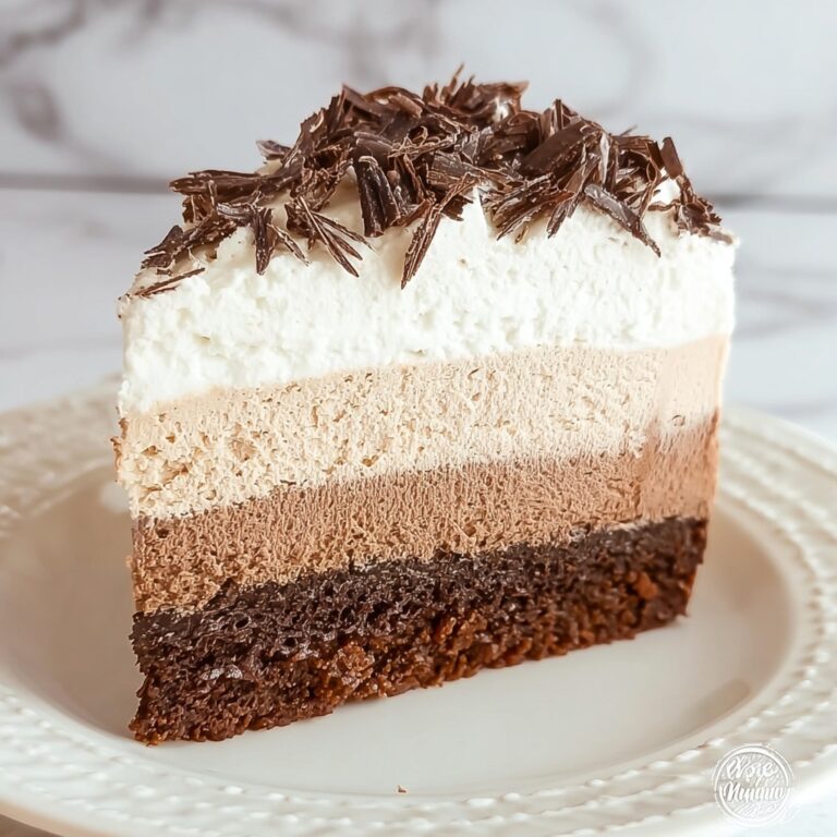 Triple Chocolate Mousse Cake Recipe