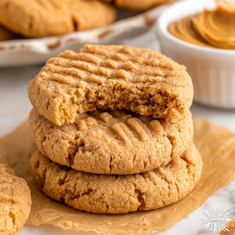 3 Ingredient Peanut Butter Cookies Recipe