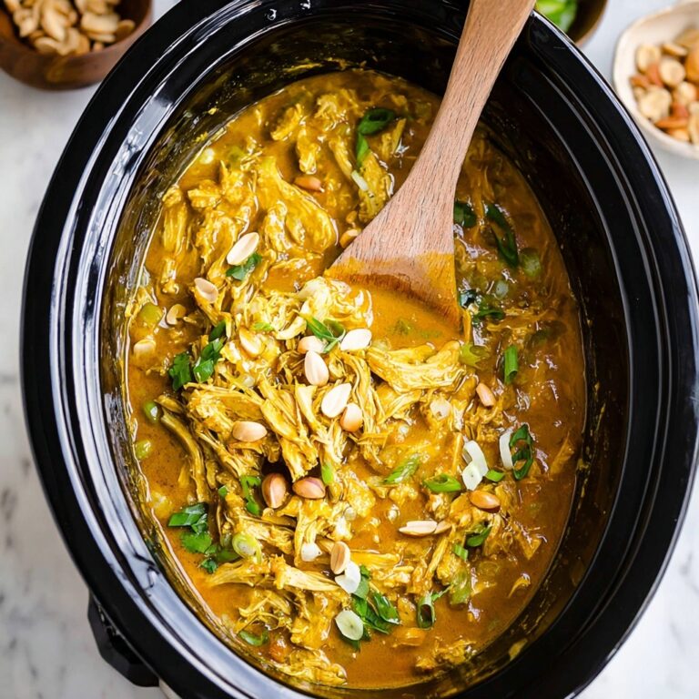 Slow Cooker Peanut Chicken Recipe