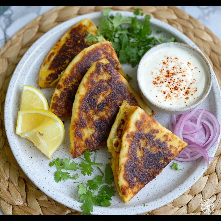 Stuffed Pita (Arayes) with Garlic-Tahini Dip Recipe