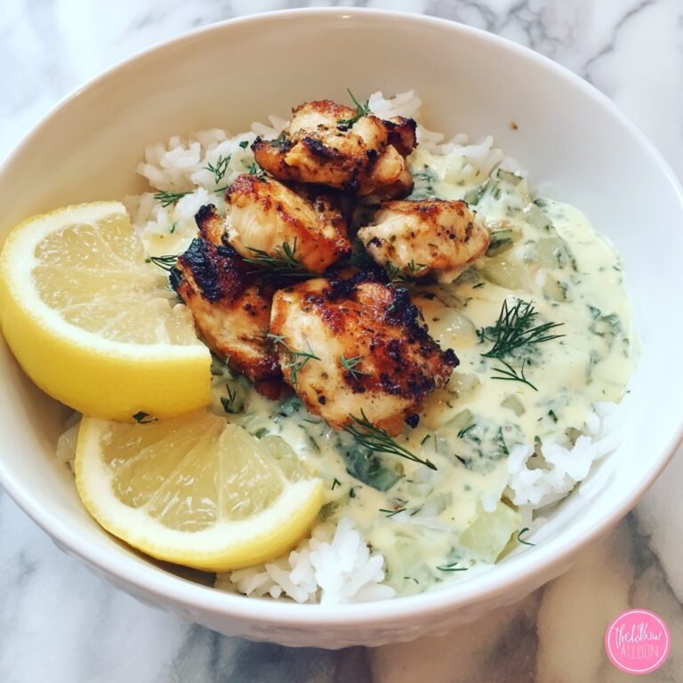 Dump-and-Bake Chicken Tzatziki Rice: A Taste of Greece! Recipe