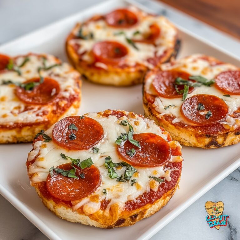 Heart-Shaped Mini Pizzas for Valentine’s Recipe