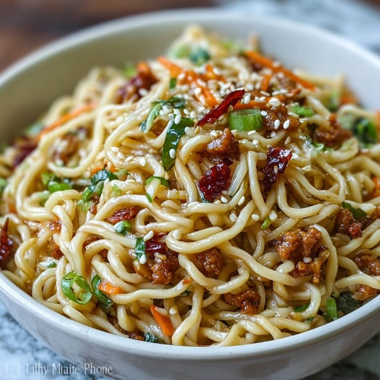 Creamy Potsticker Noodle Stir-Fry Recipe