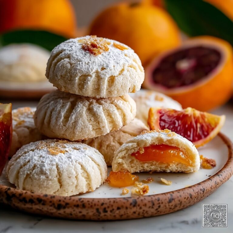 Orange Cardamom Meltaway Cookies Recipe