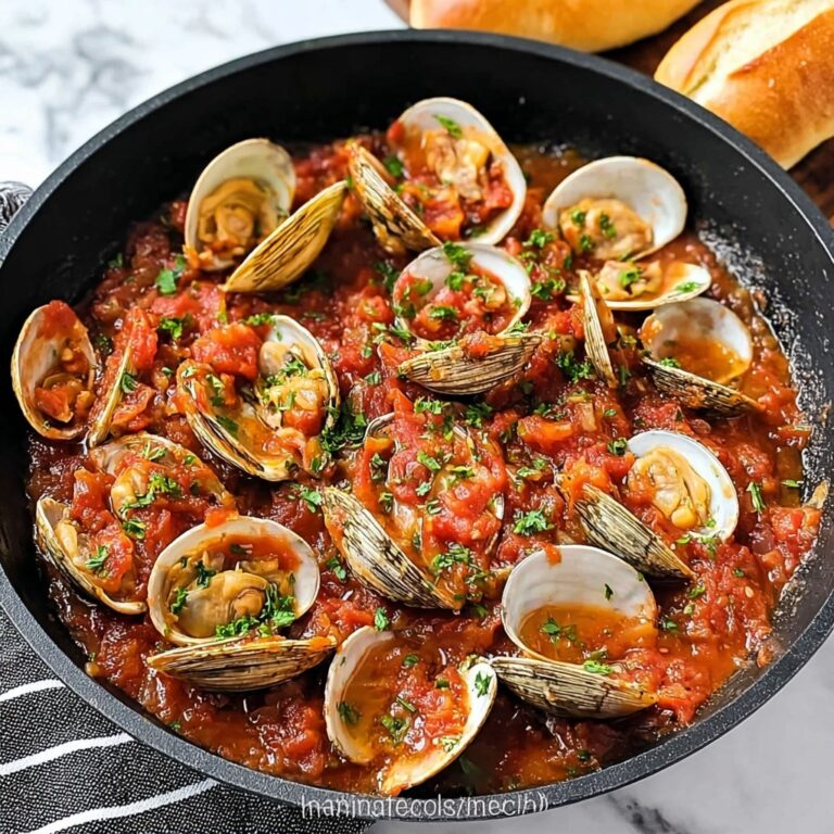 Spicy Spanish Clams with Tomatoes for a Quick Tasty Tapas Recipe