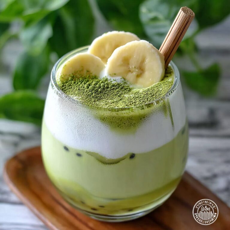 Creamy Easy Banana Matcha Latte for a Refreshing Boost Recipe