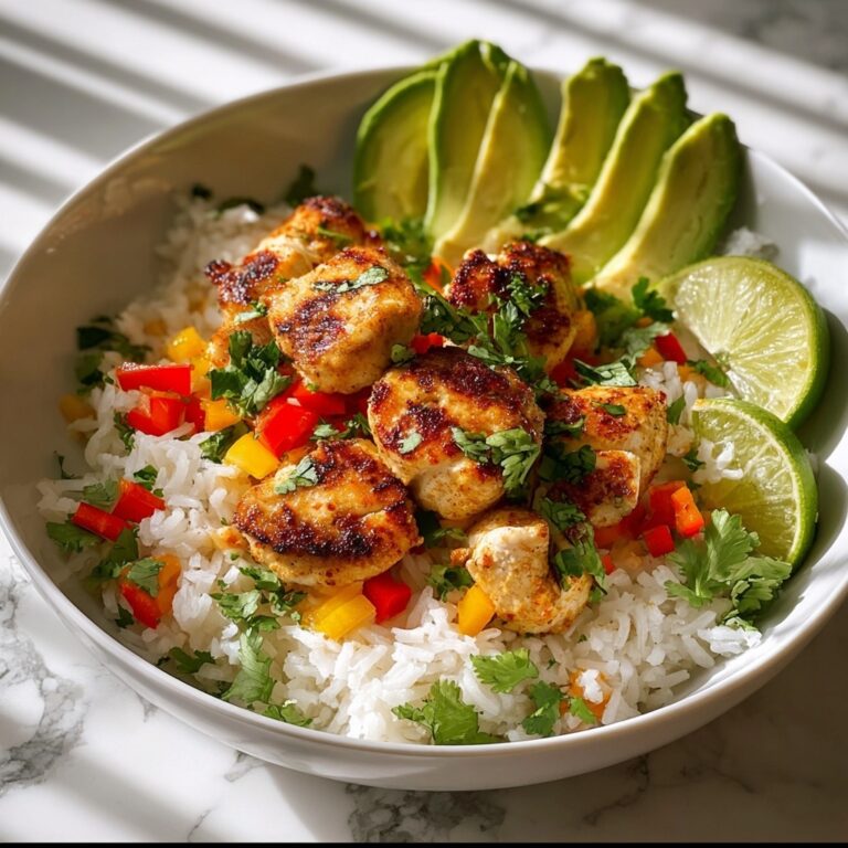 Coconut Chicken Rice Bowl Recipe: Quick Tropical Meal Recipe