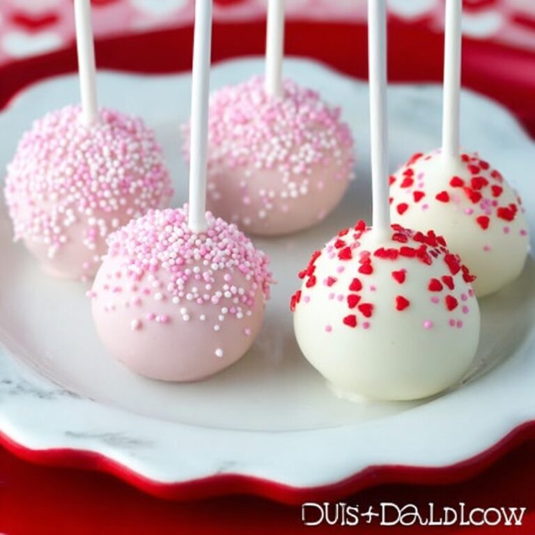 Strawberry Cake Pops Recipe
