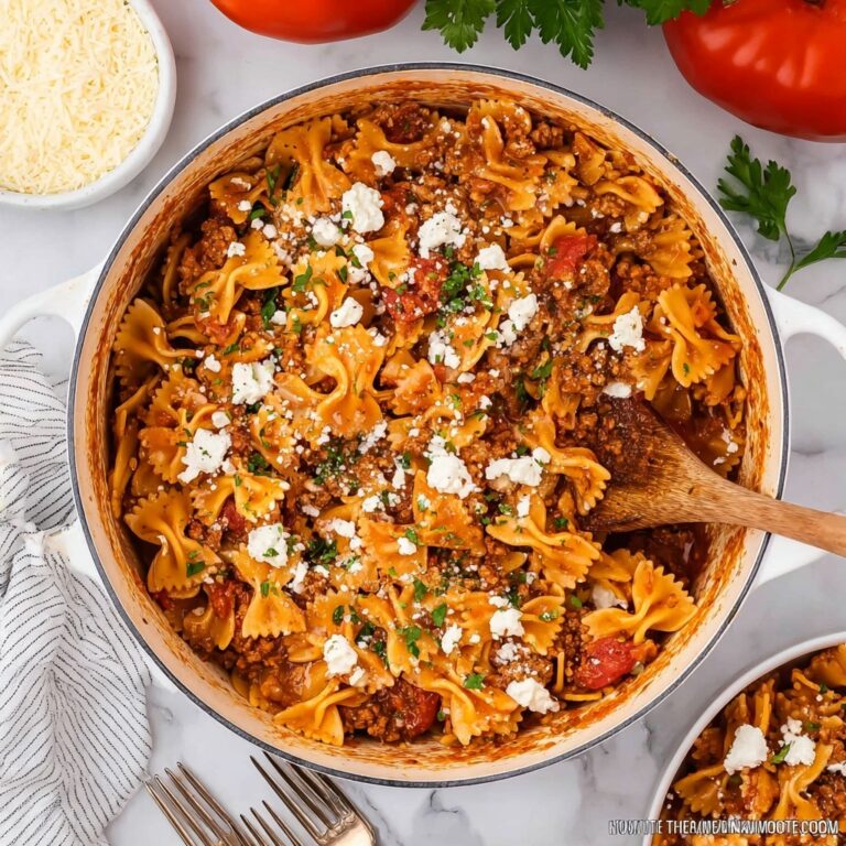 One Skillet Lasagna Recipe