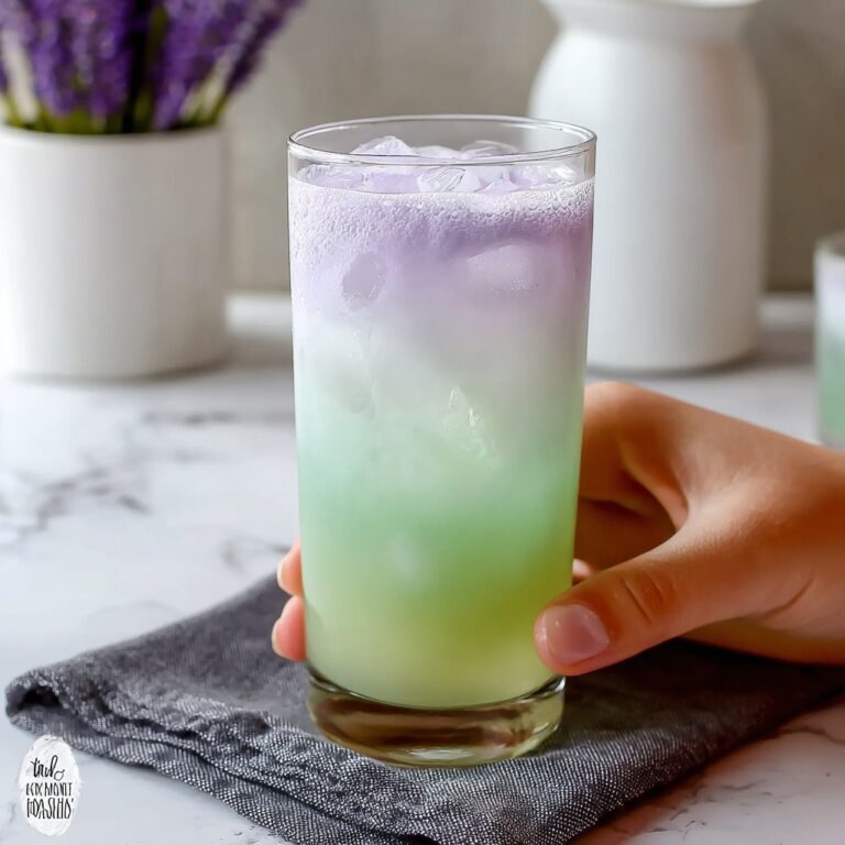 Simple Matcha Latte with Lavender Cold Foam Recipe