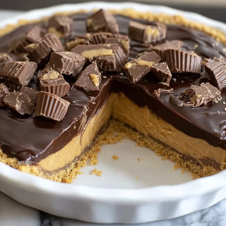 Giant Reese’s Peanut Butter Cup Pie Recipe