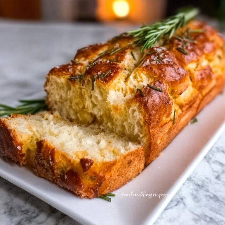 Rosemary Garlic Pull Apart Bread Recipe
