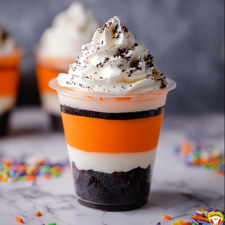 No-Bake Halloween Cheesecake Cups Recipe