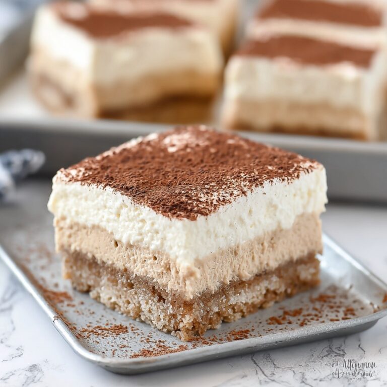 Keto No-Bake Churro Cheesecake Bars Recipe