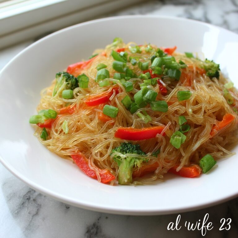Asian Vermicelli Stir Fry Noodles Recipe