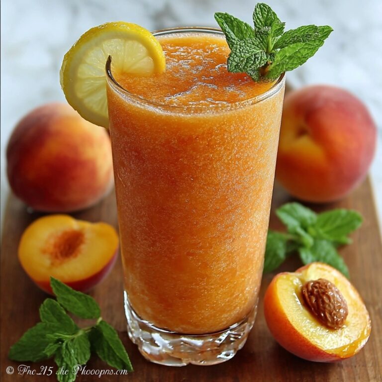 Peach Lemonade Slushie: The Ultimate Summer Refreshment Recipe