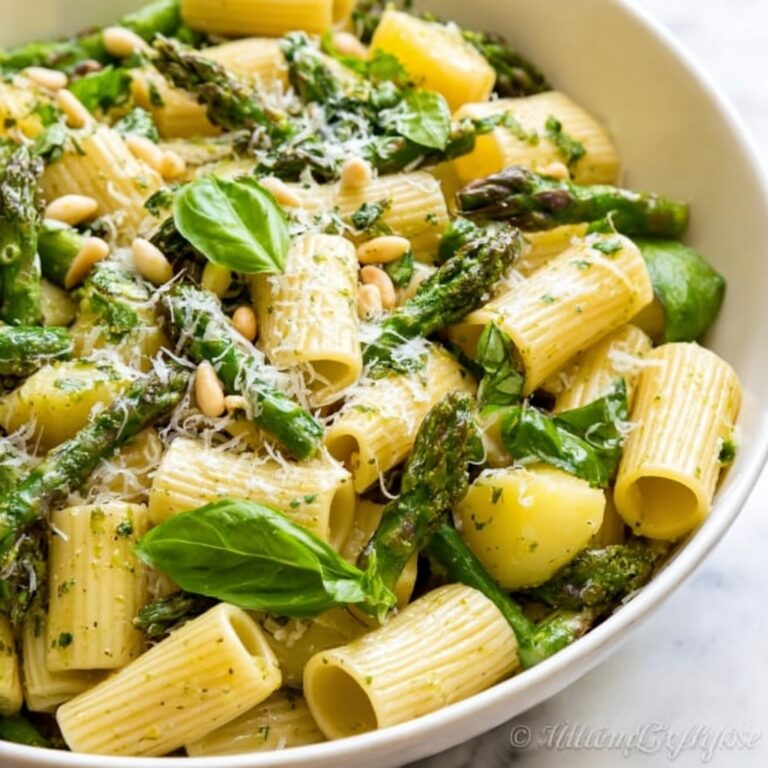 Pesto Pasta with Potatoes and Green Beans Recipe