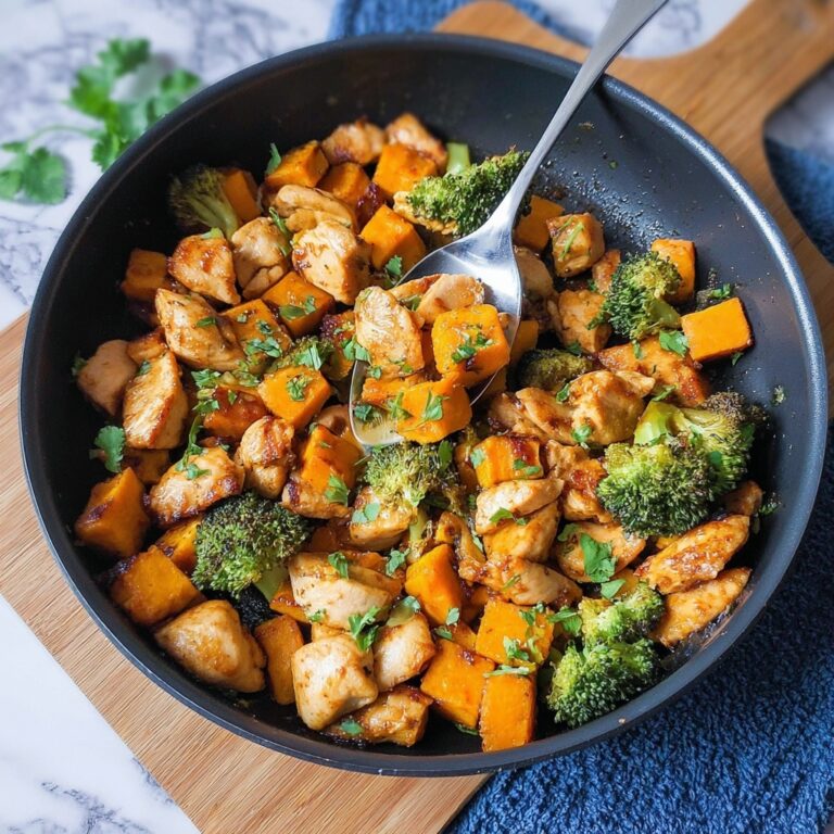 One-Pan Honey BBQ Chicken & Sweet Potatoes Recipe