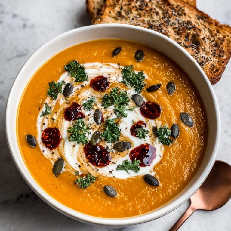 Spicy Harissa Pumpkin Soup: Your New Fall Favorite! Recipe