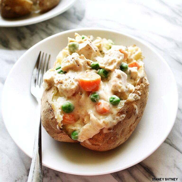 Chicken Pot Pie Baked Potato Recipe