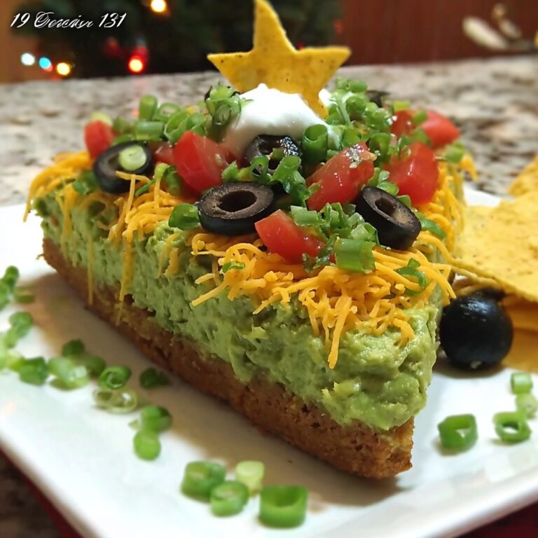 Christmas Tree Taco Dip: 7 Steps to a Festive Delight Recipe