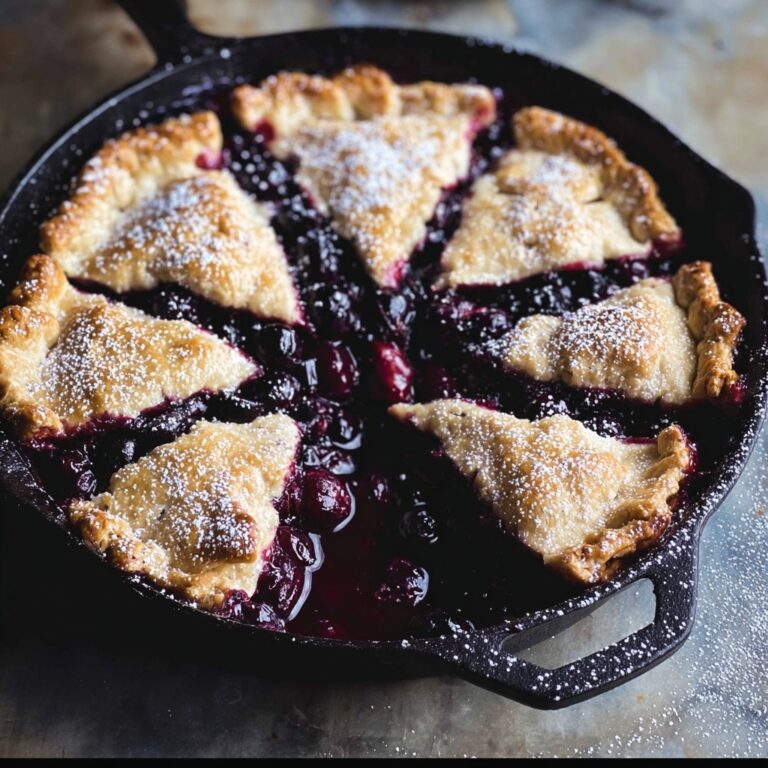 Easy Skillet Blackberry Cobbler Recipe