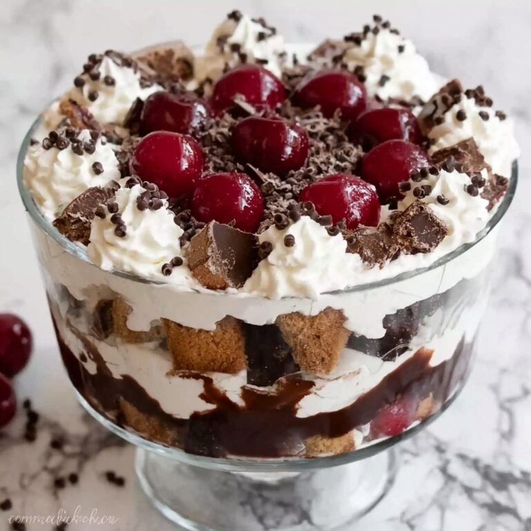 Cherry Chocolate Chip Trifle Recipe