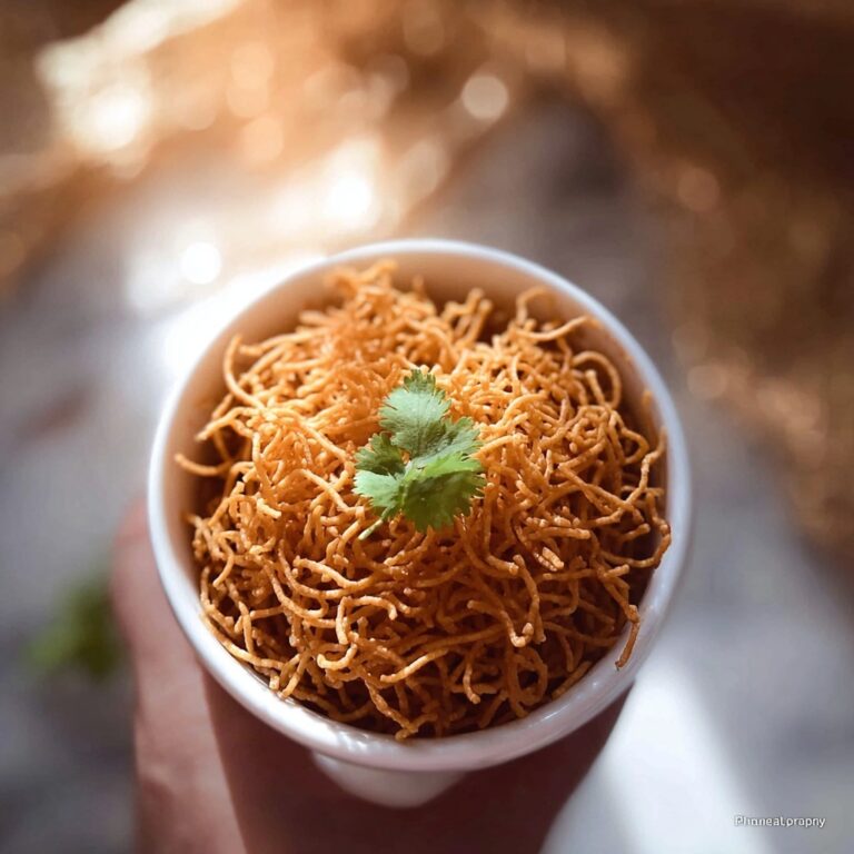 Crispy Namkeen Masala Sev: An Irresistible Indian Snack Recipe