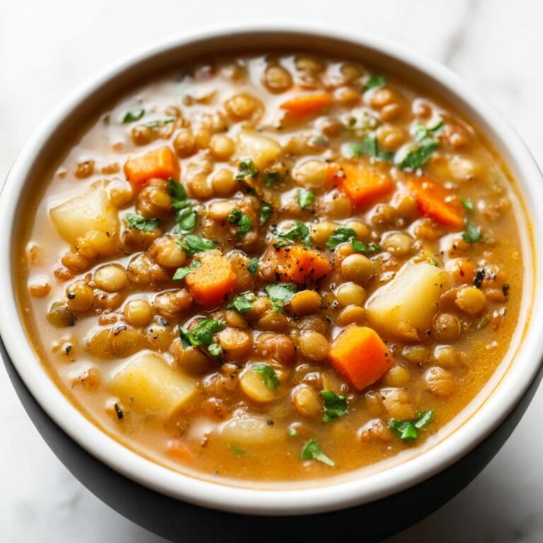 Carrot and Lentil Soup with Shredded Ham Hocks Recipe