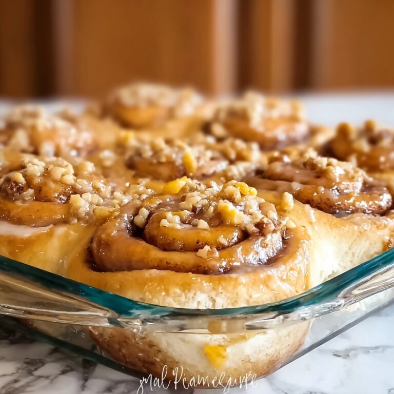 Peach Cobbler Cinnamon Rolls Recipe