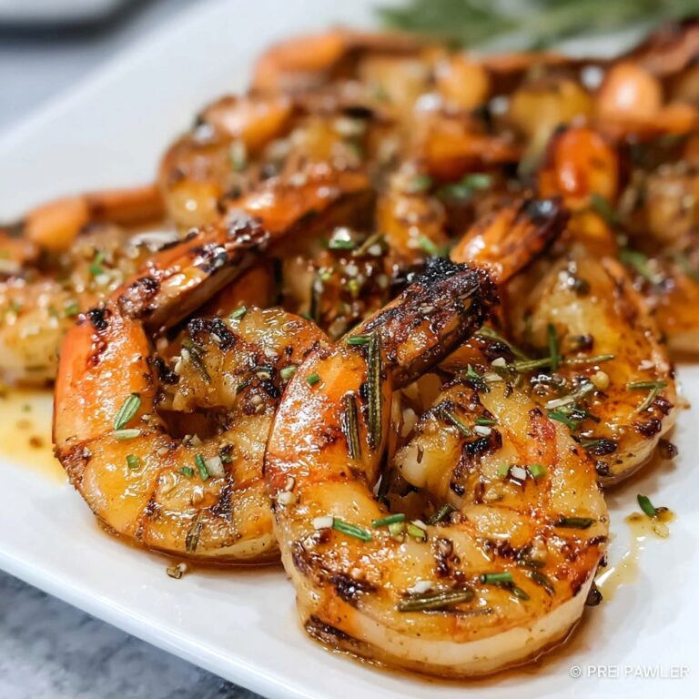Grilled Rosemary Lemon Shrimp Recipe
