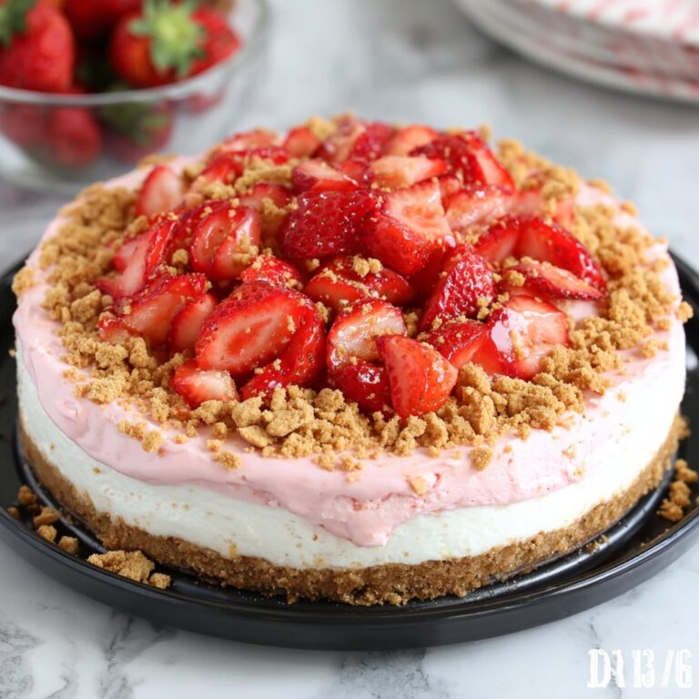 Strawberry Crunch Cheesecake Recipe
