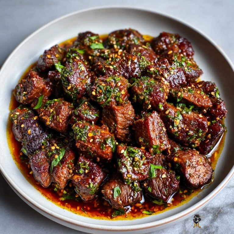 Black Garlic Butter Steak Bites Recipe