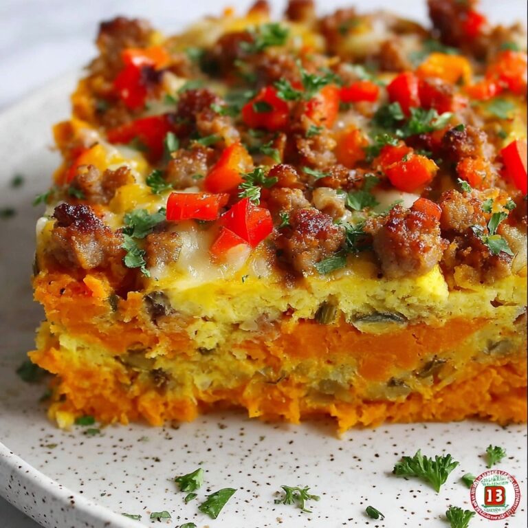 Sweet Potato Hashbrown Breakfast Casserole Recipe
