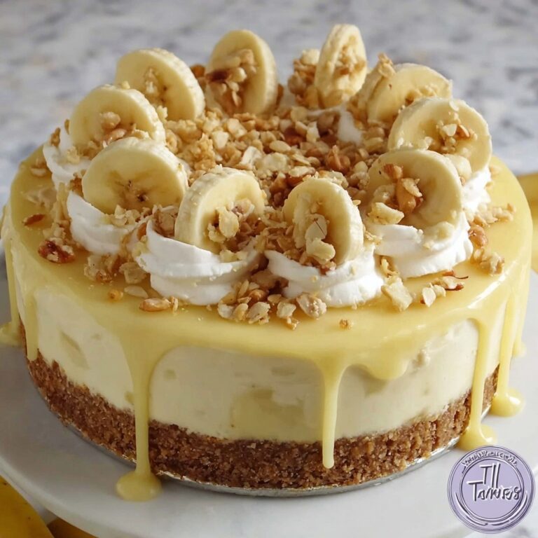 No Bake Banana Pudding Cheesecake Recipe