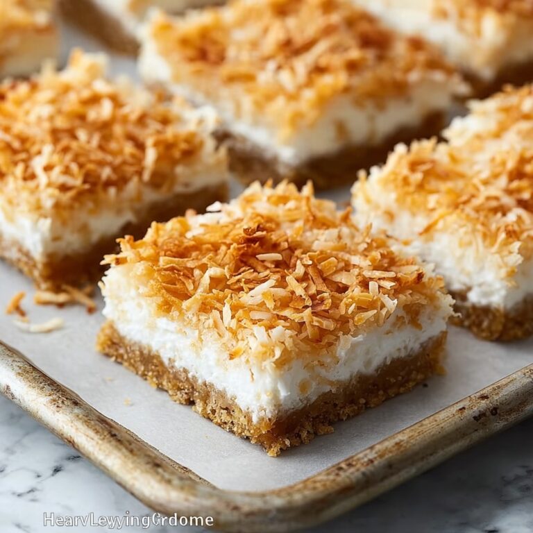 Chewy Coconut Bars Recipe
