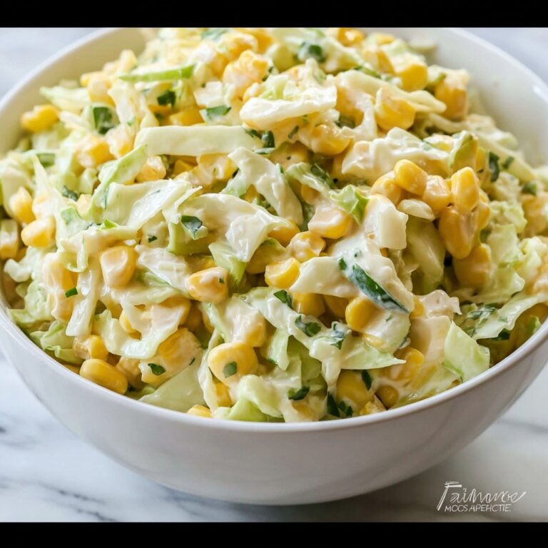 Jalapeno Corn Coleslaw: Bold and Flavorful Recipe