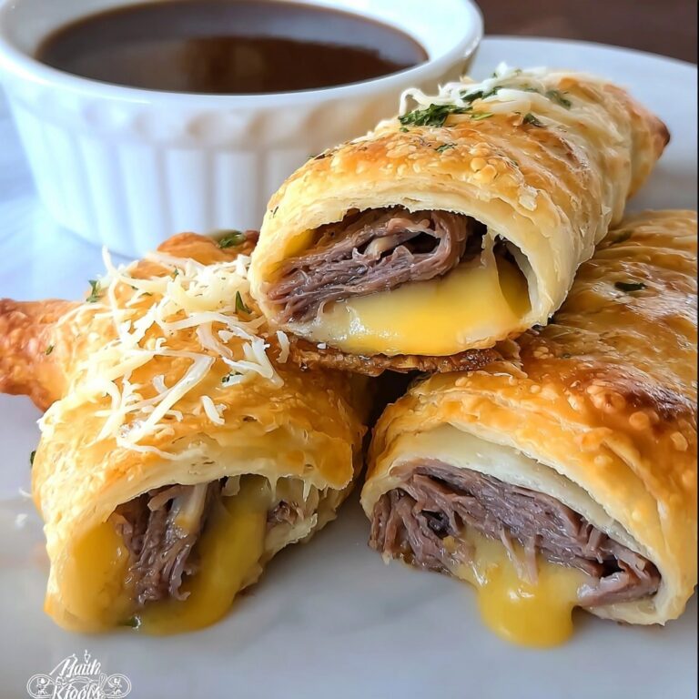French Dip Roll Ups: 7 Irresistible Bites of Heaven Recipe