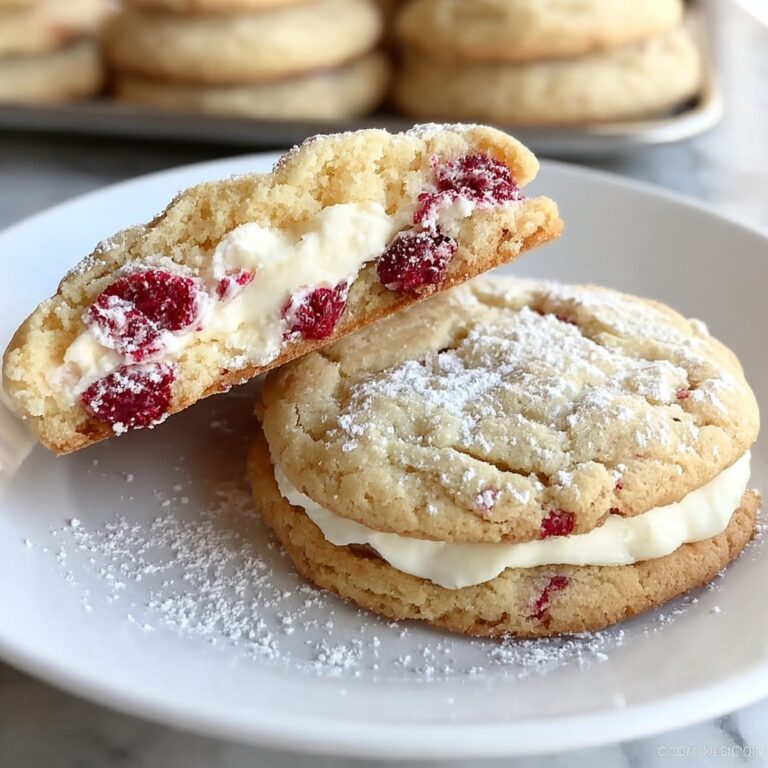 Raspberry Cheesecake Cookies: 5 Steps to Sweet Bliss Recipe