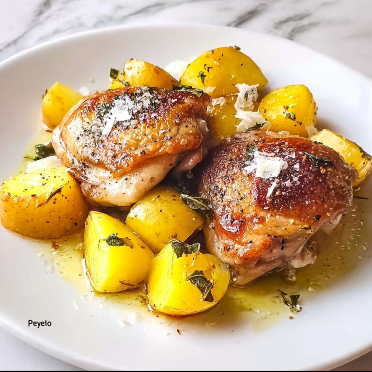 Garlic Parmesan Chicken and Potatoes: 7 Comforting Steps Recipe