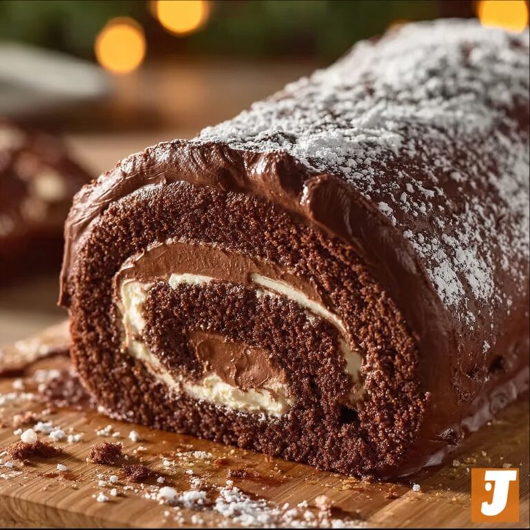 Classic Yule Log (Bûche de Noël) for Christmas Bliss Recipe