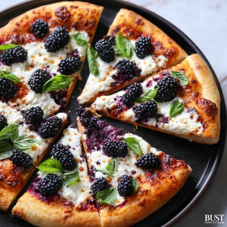 Blackberry Basil Pizza: A Unique Twist on Classic Flavors Recipe