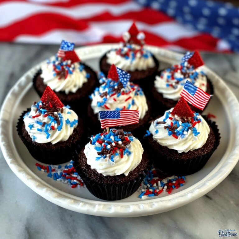 Patriotic Brownie Bombs Recipe